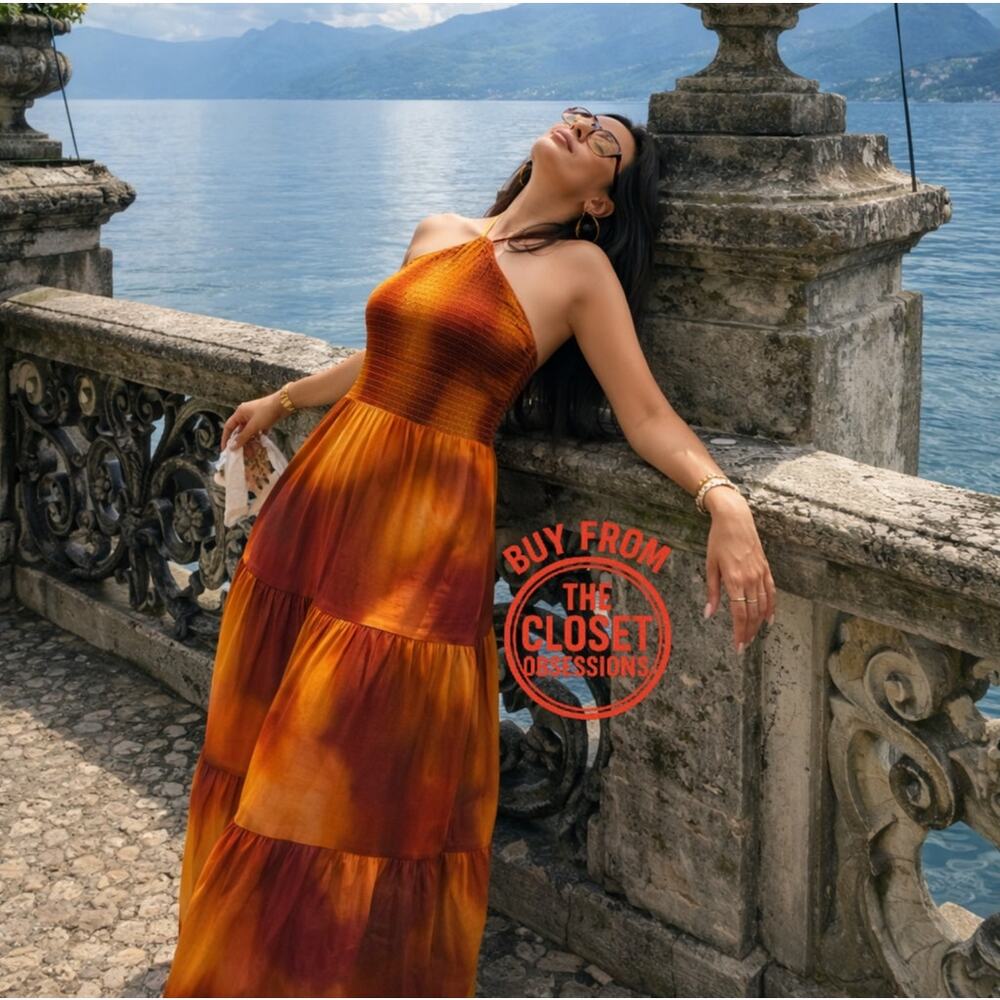 RARE!!! ZARA BLOGGER FAVE!!! Halter Maxi Dress NWT (Size M) - Picture 12 of 16